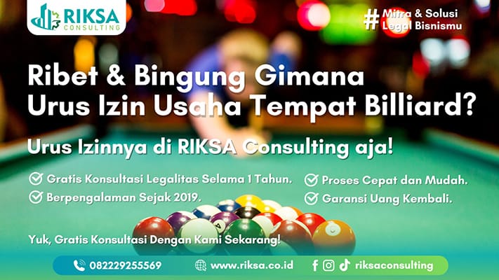 Jasa Izin Tempat Billiard Puri Indah, Jakbar