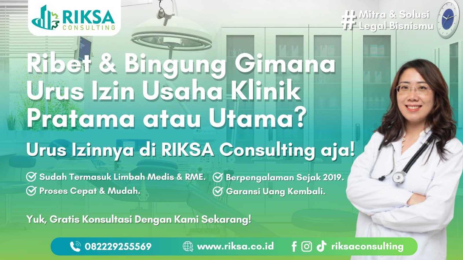 Jasa Izin Klinik Gigi Muara Gembong Bekasi