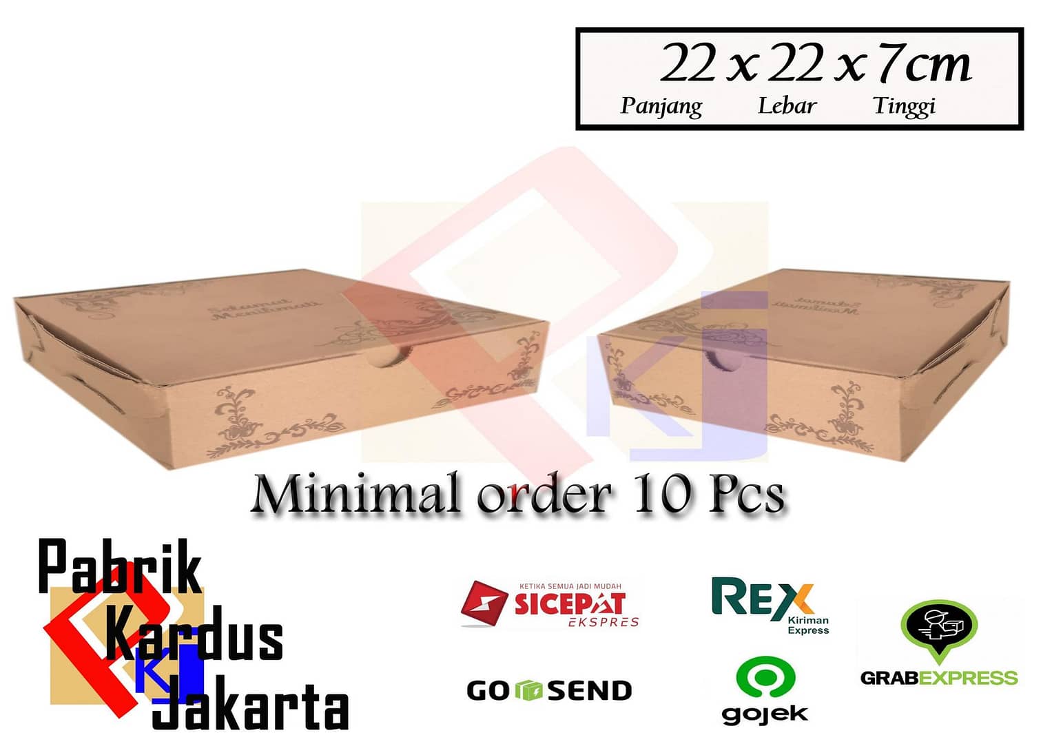 kardus makanan cetak