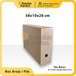 Kardus Arsip Pemerintahan Standar ANRI Ukuran 38x10x28cm