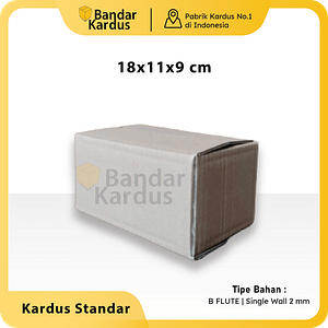 kardus uk 18x11x9cm kardus box kecil snack aksesoris18x11x9 cm