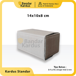 kardus packing kecil uk. 14x10x8 cm