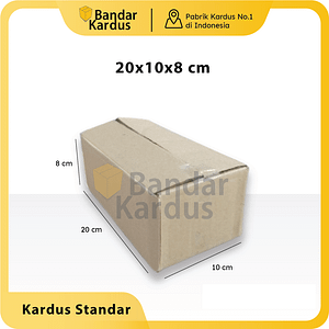 kardus packing polos baru uk. 20x10x8 cm