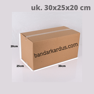 kardus packing polos uk. 30x25x20 cm