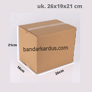 kardus box packing uk. 26x19x21 cm