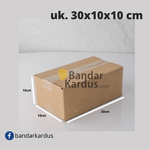 kardus packing polos uk.30x10x10 cm