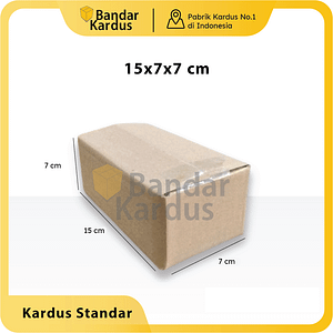 kardus packing polos kecil uk. 15x7x7cm