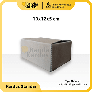 kardus packing polos baru uk. 19x12x5cm