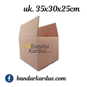 kardus packing polos double wall uk.35x30x25cm
