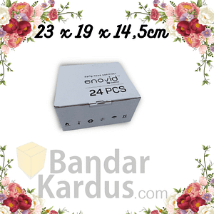 corrugated box DIECUT uk 23x19x14,5cm kotak karton kardus packing