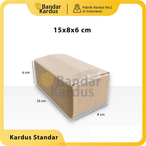 kardus packing  polos kecil uk. 15x8x6 cm
