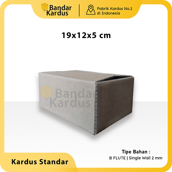 kardus packing polos baru uk. 19x12x5cm