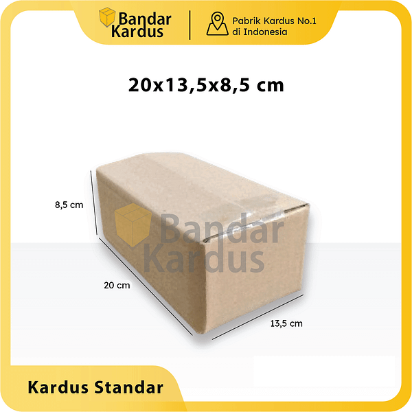 kardus packing kecil double wall uk.20x13,5x8,5cm