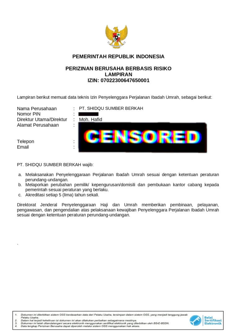 SK PPIU SHIDQU SUMBER BERKAH